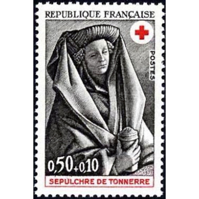 n°1780 0F50+0F10 Croix rouge 1973