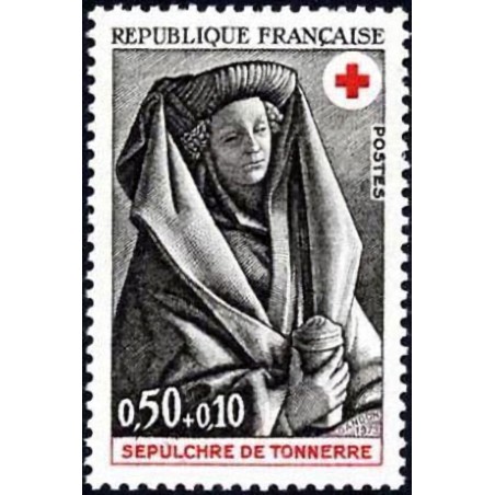 n°1780 0F50+0F10 Croix rouge 1973