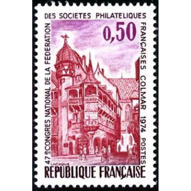n°1798 0F50 Congrès des sociétés philatéliques à Colmar