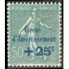 n°247 +25c. sur 50c. Caisse d'amortissement
