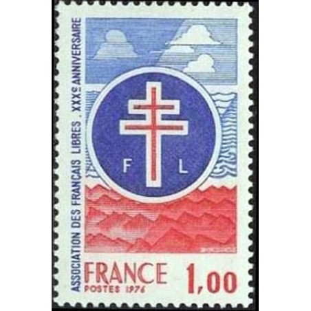 n°1885 1F. Association des français libres