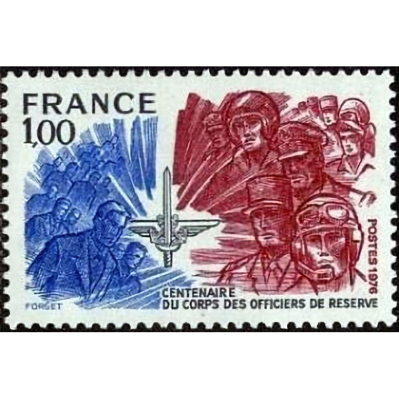 n°1890 1F. Corps des officiers de réserve