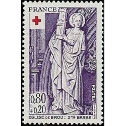 n°1910 0F80+0F20 Croix rouge 1976