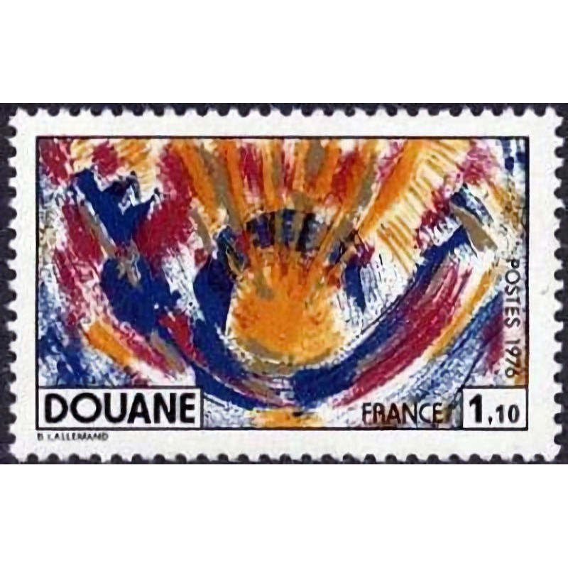 n°1912 1F. Douane