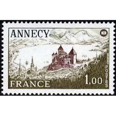 n°1935 1F. Fédération des sociétés philatéliques françaises à Annecy
