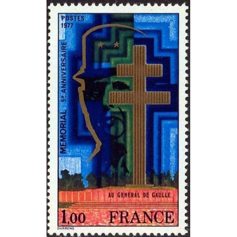 n°1941 1F. Mémorial au Général De Gaulle