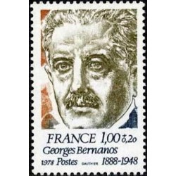 n°1987 1F+0F20 Georges Bernanos