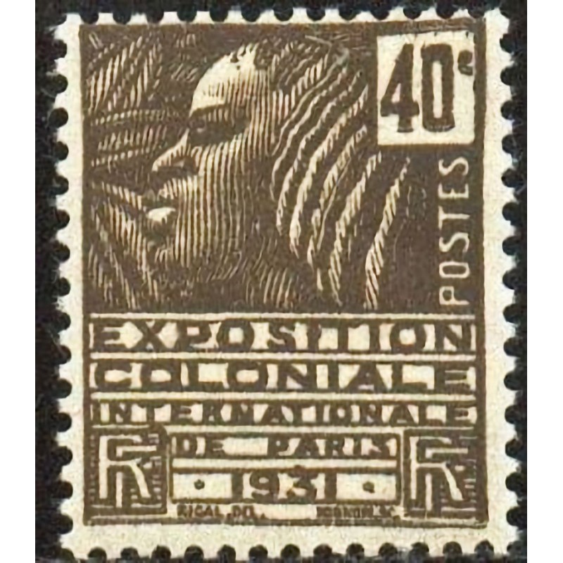 n°271 40c. Exposition coloniale