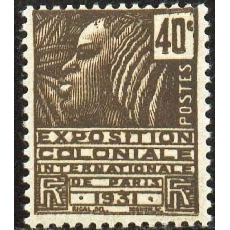 n°271 40c. Exposition coloniale
