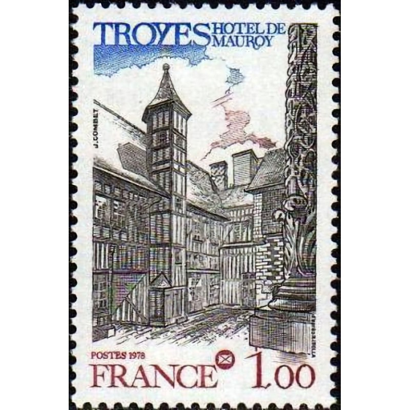 n°2011 1F. Congrès de la fédération des sociétés philatéliques à Troyes