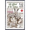 n°2024 1F+0F25 Croix rouge 1978