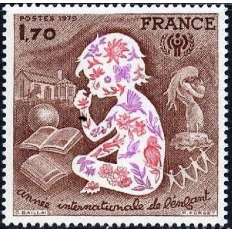 n°2028 1F70 année de l'enfant