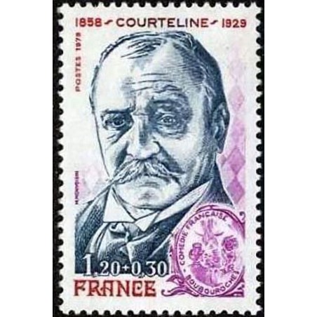 n°2032 1F20+0F30 Georges Courteline