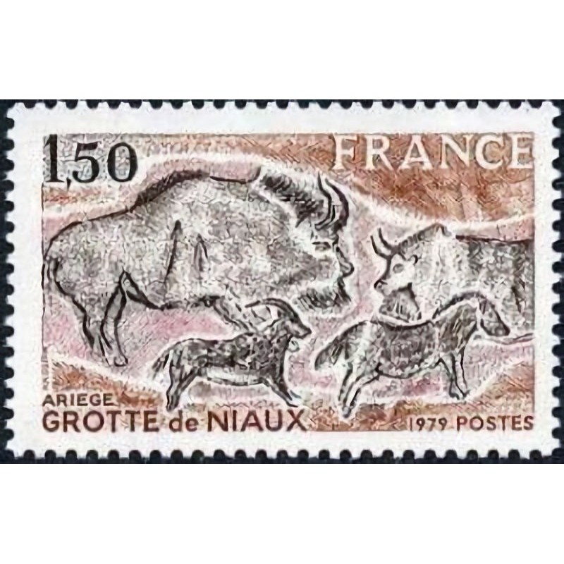 n°2043 1F50 Grotte de Niaux