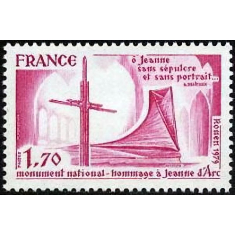 n°2051 1F70 Hommage à Jeanne d'Arc