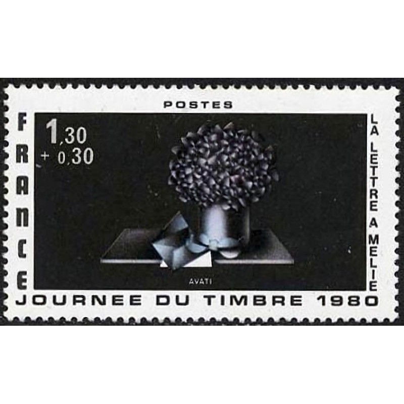 n°2078 1F30+0F30 Journée du timbre 1980