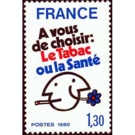 n°2080 1F30 Lutte contre le tabagisme