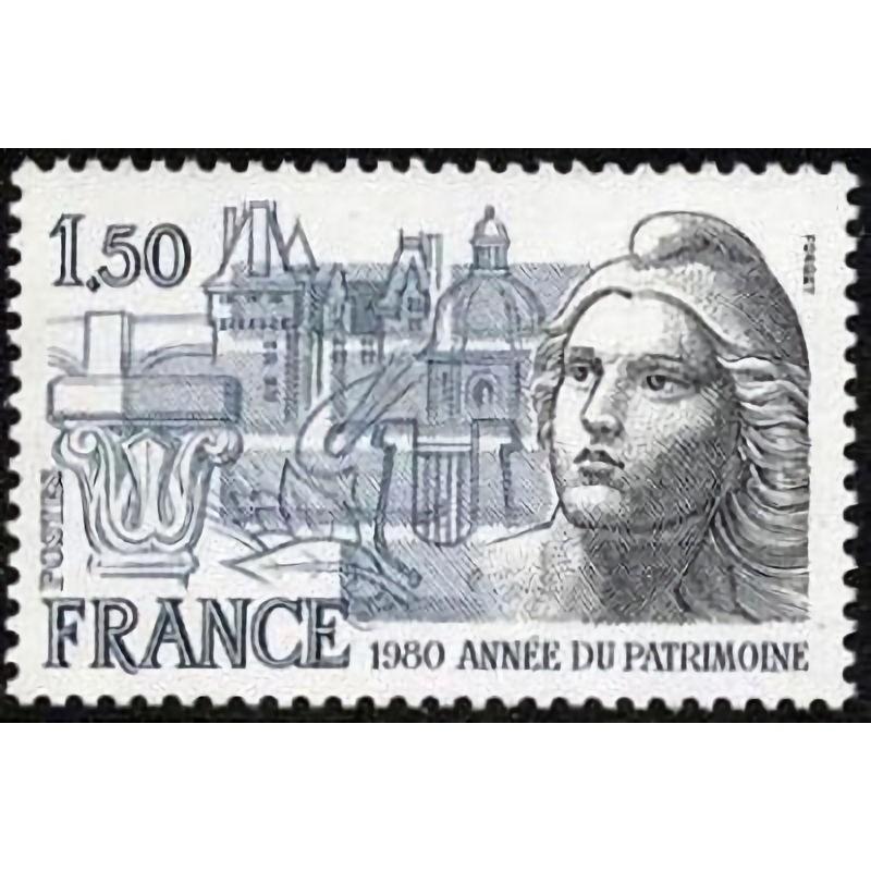 n°2092 1F50 Année du patrimoine