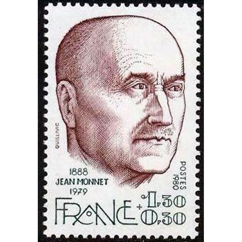 n°2096 1F30+0F30 Jean Monnet