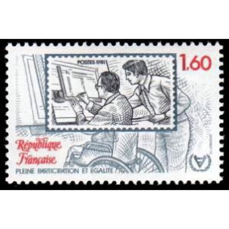 n°2173 1F60 Personnes handicapées