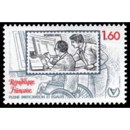 n°2173 1F60 Personnes handicapées