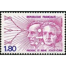 n°2218 1F80 Frédéric et Irène Joliot-Curie