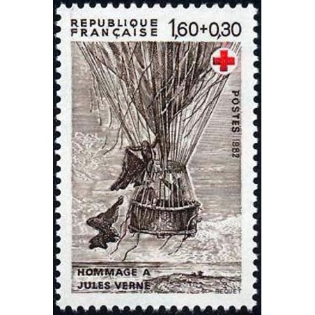 n°2247 1F60+0F30 Croix rouge 1982