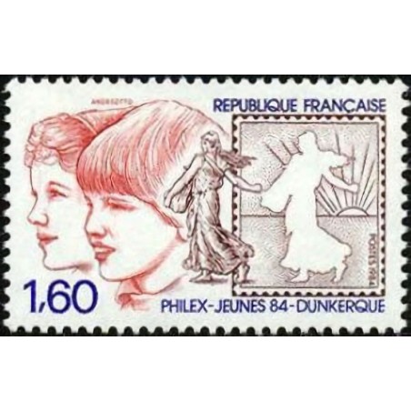 n°2308 1F60 Philex jeunes 1984