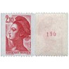 n°2322a 2F10 Liberté (roulette avec n° rouge au verso)