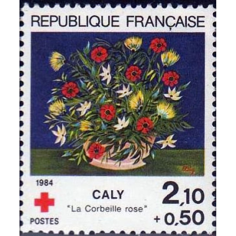n°2345 2F10+0F50 Croix rouge 1984