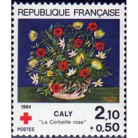 n°2345 2F10+0F50 Croix rouge 1984