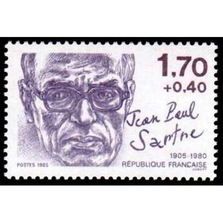 n°2357 1F70+0F40 Jean-Paul Sartre