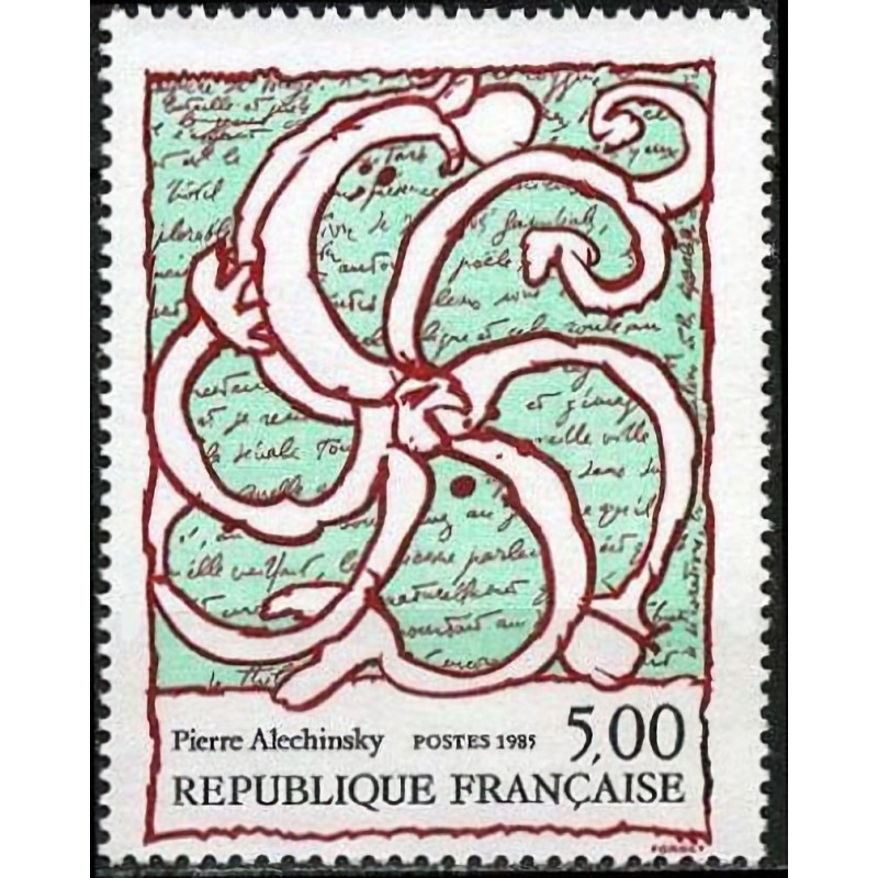 n°2382 5F. Pierre Alechinsky
