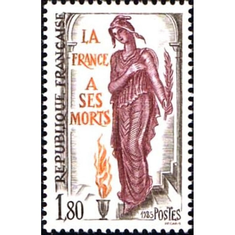 n°2389 1F80 La France à ses morts
