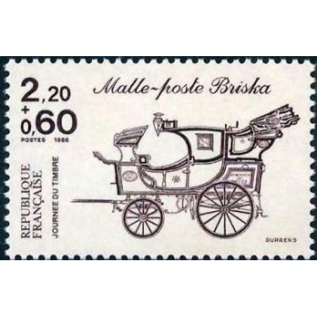 n°2410 2F20+0F50 Journée du timbre 1986