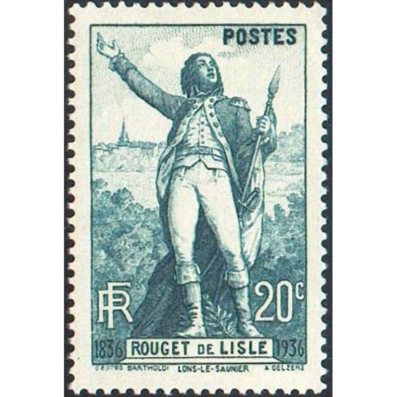 n°314 20c. Rouget de Lisle