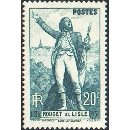 n°314 20c. Rouget de Lisle