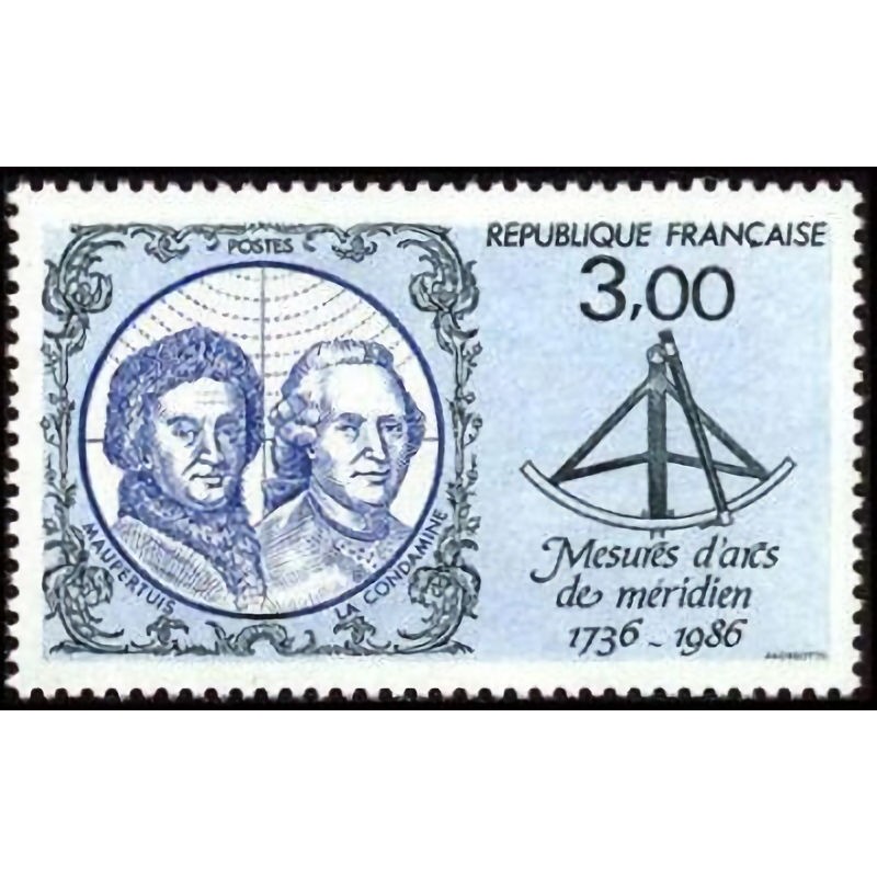 n°2428 3F. Maupertuis et La Condamine