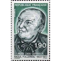 n°2453 1F90 Raoul Follereau