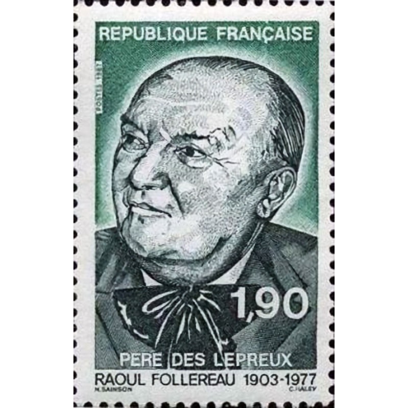n°2453 1F90 Raoul Follereau