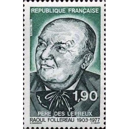 n°2453 1F90 Raoul Follereau