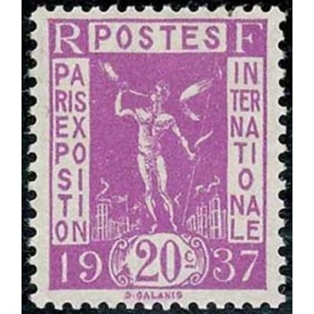 n°322 20c. Exposition internationale de Paris 1937