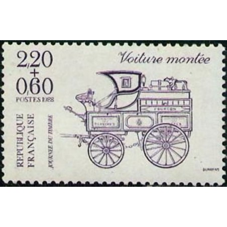 n° 2525 2F20+0F60 Journée du timbre 1988