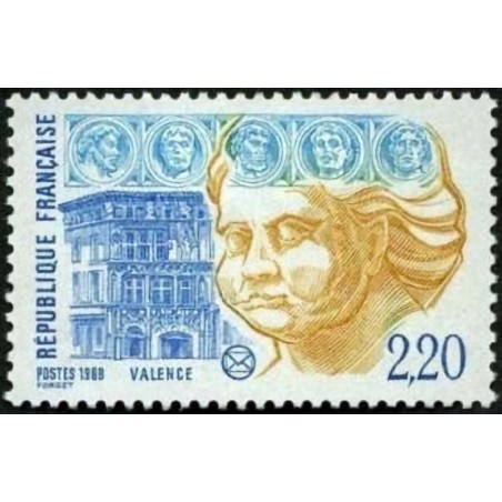 n°2534 2F20 Congrès des sociétés philatéliques françaises à Valence