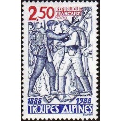 n°2543 2F50 Centenaire des troupes alpines
