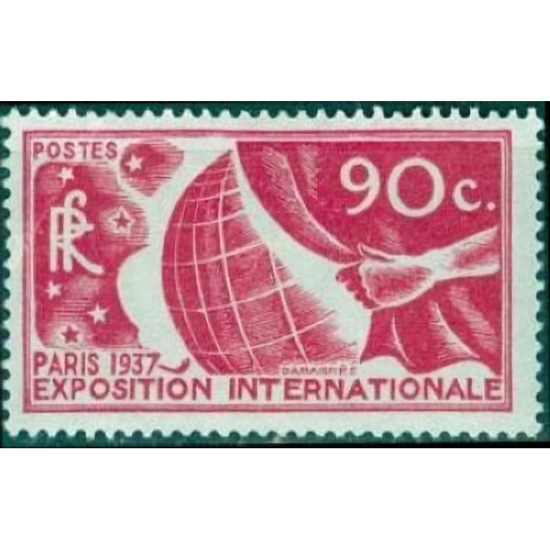 n°326 90c. Exposition internationale de Paris 1937