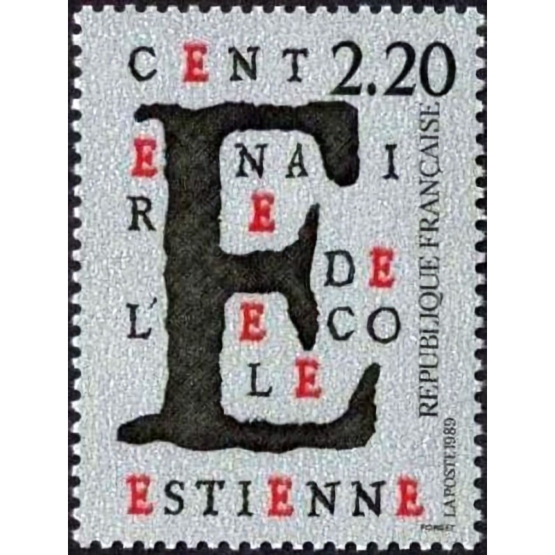 n°2563 2F20 Ecole Estienne