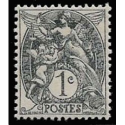 n°107 1c. type Blanc **
