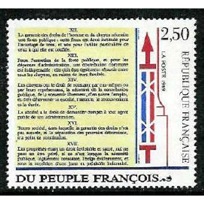 n°2605 2F50 Déclaration des droits de l'homme
