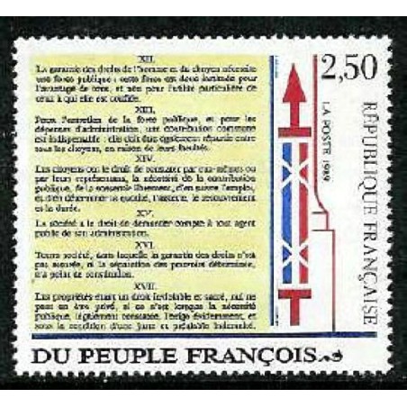 n°2605 2F50 Déclaration des droits de l'homme